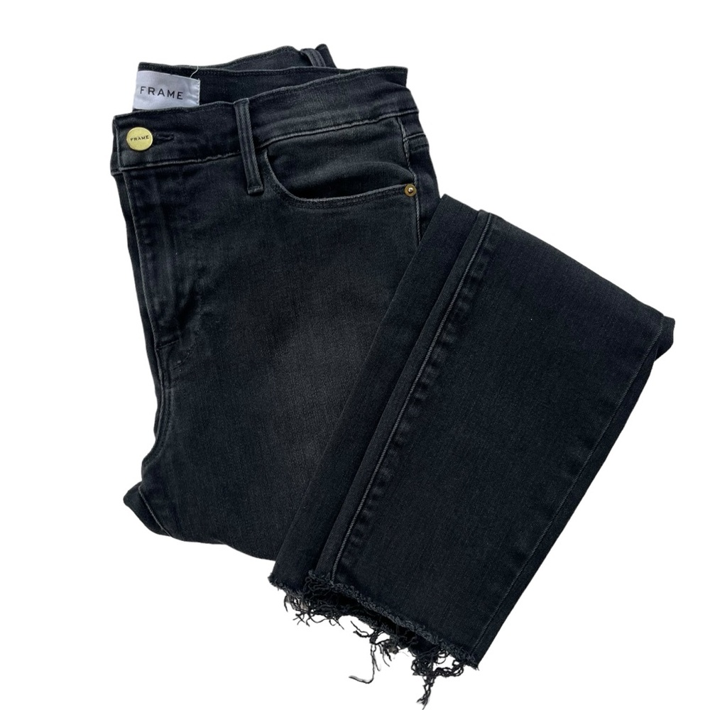 FRAME Women’s Size 28 Black Denim, Le High Skinny Condor High Rise Jeans LHSK710
